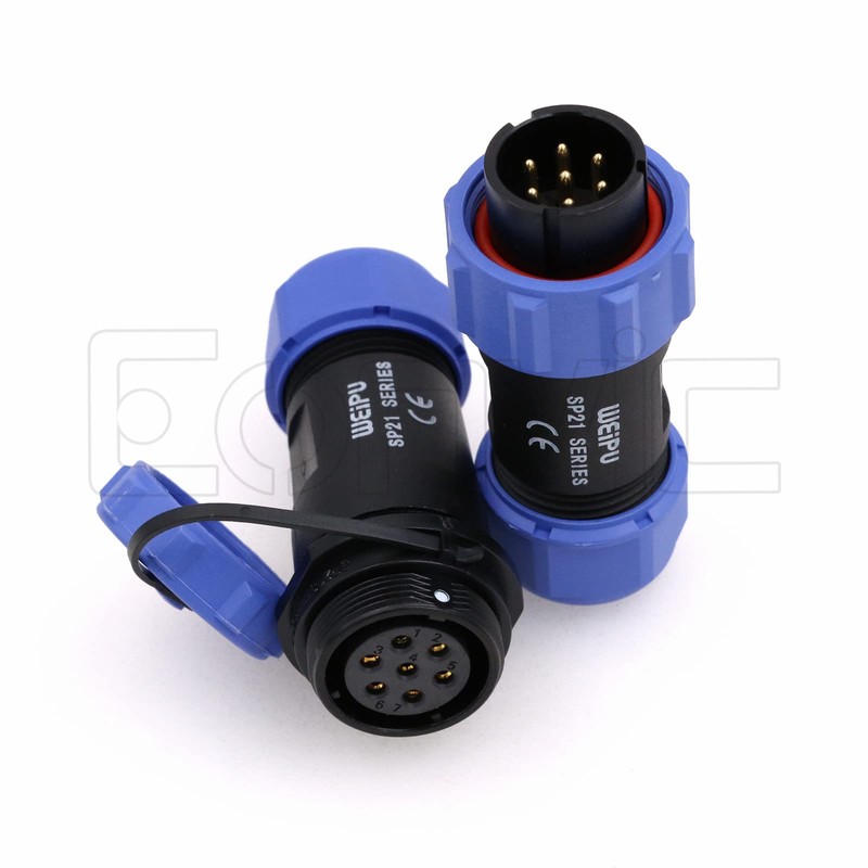 Eonvic Weipu SP21 2-12 Pin Male Waterproof Connector Plug Female