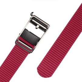 Sportmusies Fully Adjustable Ratchet Belt for Men Nylon Tactical Belts with Automatic Slide Buckle