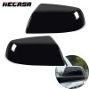 HECASA Gloss Black Side Mirror Cover Cap Replacement For Toyota