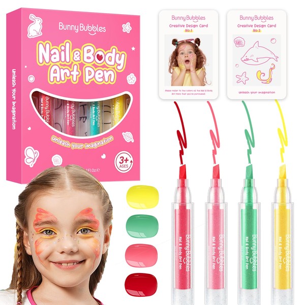 Kids Makeup Kit Washable Face Paint Kit, Girls Makeup Kits