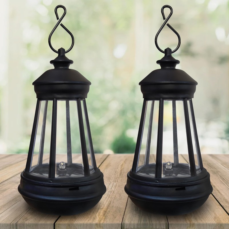 VIOYOUNS 2Pack Mini Solar Lantern Lights Replacement - Garden Decor