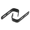 Maxmoral 2PCS Double Layer Slanted Bed Ladder Hooks PVC Coated
