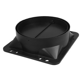 SEWACC Range Hood Exhaust Connector Check Valve Easy to Install Backflow Preventer for Kitchen and High-temperature Resistant for Home and Restaurant Use