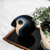Architectmade Discus Medium Wooden Bird Height 17 cm