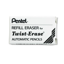Pentel E10 Eraser Refills, E10, 3/Tube