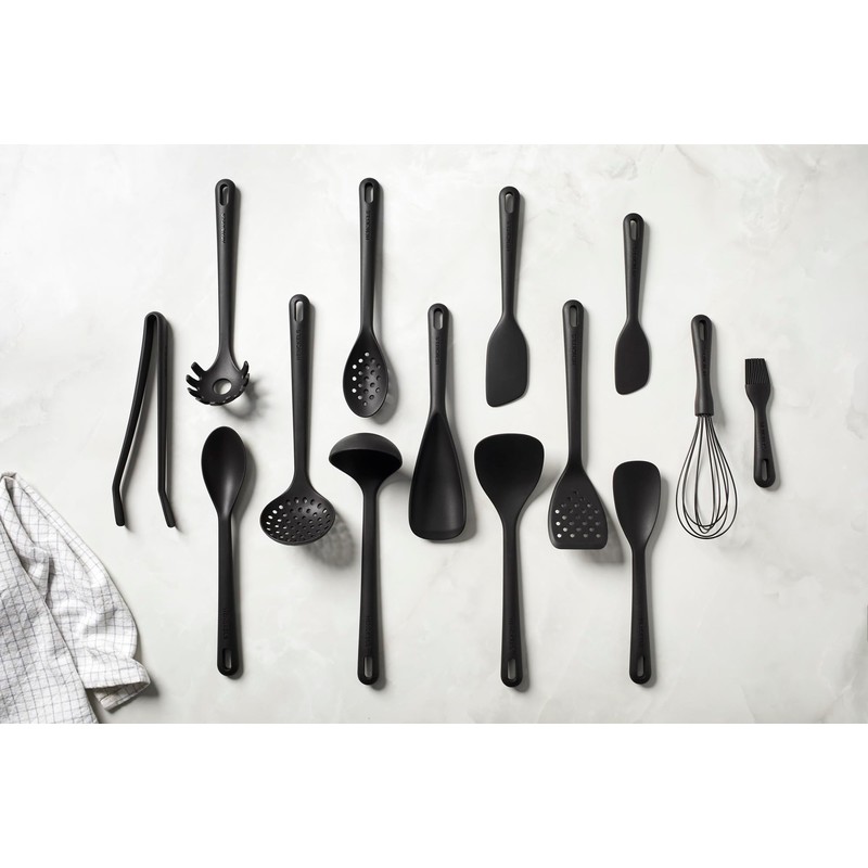 HENCKELS Silicone Onyx Cooking Utensil, Multipurpose Spoon Spatula