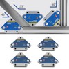 4PCS Magnetic Welding Positioner Ferrite 28lb 90 Degree Multi Angle