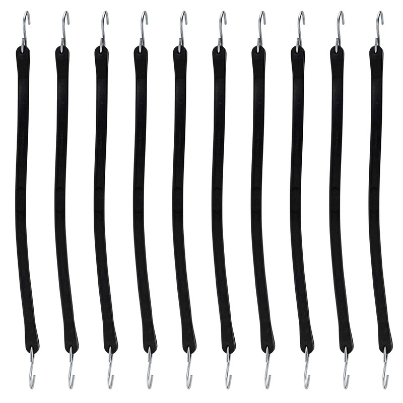 Miloo Rubber Bungee Cords with Hooks - Heavy Duty Tarp