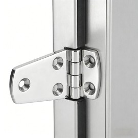 Tissting Bisagra De Acero 316, Herraje Para Puerta 3 x 1.5 Pulgadas (76 x 38mm), Bisagra Universal Para Gabinetes, Ventanas, Escotillas Y Compartimentos