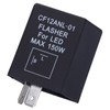 2Pcs LED Flasher 2‑Pin Electronic Relay Normally Open Car Turn