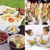 Taasmoog Pack of 6 Plates, Unbreakable & Robust Dinner Plates,