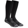 Dickies Men's Light Comfort Compression Over-The-Calf Socks, Black (2 Pairs),