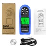 Portable Handheld Anemometer, GR-816B Mini Anemometer with 0.3-30 m/s, Backlight