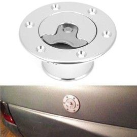 Fuel Cell Gas Cap, Fuel Cell Cap Universal for Car Accessory, Fuel Cell Tank Cap Cover Stainless Steel Gas Caps Tank Cap Flush Mount Cap Flush Mount Universal for Car
