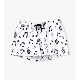 Little Blue House by Hatley Women's Pajama Shorts, Here Comes Treble, Medium