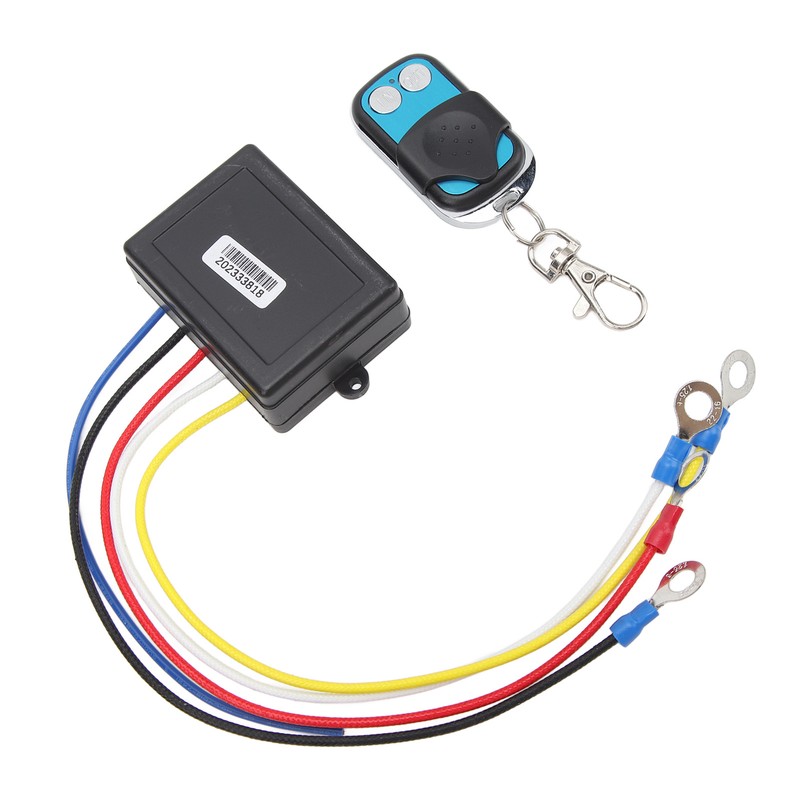 Wireless Winch Remote Control Kit DC 12V 24V 50ft Range