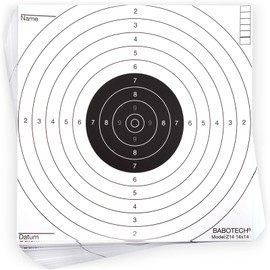 Babotech 250 x Air Rifle Targets 14 x 14 cm for Pistol Air Rifle Airsoft [Target Target for Bullet Catch]