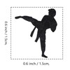 Karate Rubber Stamp, 3/5 Inch Small Mini Martial Arts Stamp
