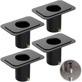 FOROIRON 4 Pack Rain Chain Adapter for Gutter Rain Chain for Outside Metal Rain Chain Adapter with Bolt Rain Chain Gutter for Outside Gutter Downspout
