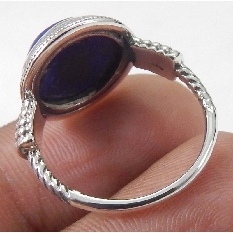 Myhealingworld - Anillo de plata de ley 925 maciza hecho