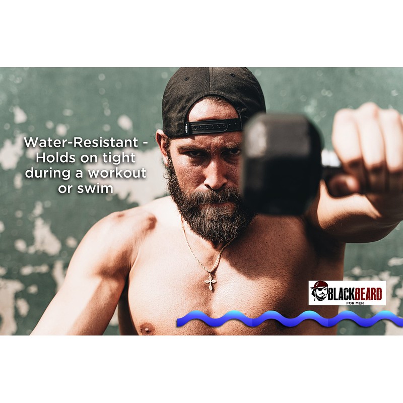 Blackbeard for Men Formula X Instant Mustache, Beard, Eyebrow and