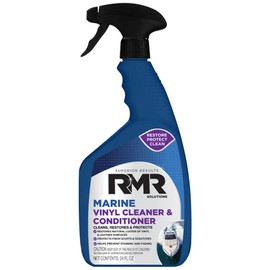 RMR Marine Vinyl Conditioner, Condition & Protect Vinyl, Plastic, & Leather, Multi-Surface Boat, Car, & RV Cleaner & Stain Remover, 24 Ounce Spray
