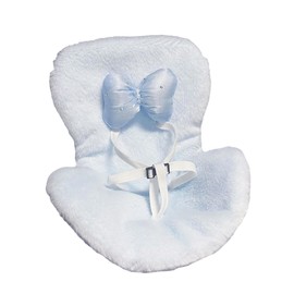 SJWOW Car Air Vent Fashion Doll Seat, Doll Seat Decoration Car Plush Toy seat,Car Seat for Fashion Dolls Air Vent Clip and Desktop Stand Compatible with Labu Doll 17cm /6.7in (Blue)