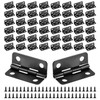 50 Sets Small Hinges for Crafts, 1In Stainless Steel Mini