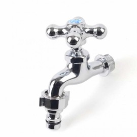 Multi-Purpose Balcony Faucet with Washing Machine Connection Washing Machine Faucet Red