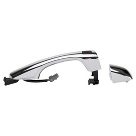 TRQ Front Right Exterior Door Handle Passenger Side Compatible with 2013-2018 Hyundai Santa Fe Santa Fe Sport 2019 Santa Fe XL