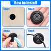 Hmknana 233Pcs Rubber Grommet Kit 4 Styles Closed Firewall Grommet