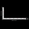 2 Pack L Shaped Ruler, 150mmX300mm Right Angle Ruler Stainless