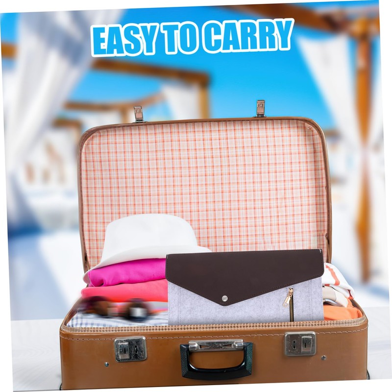 Operitacx Laptop Bag for Men and Women with Zip Shockproof