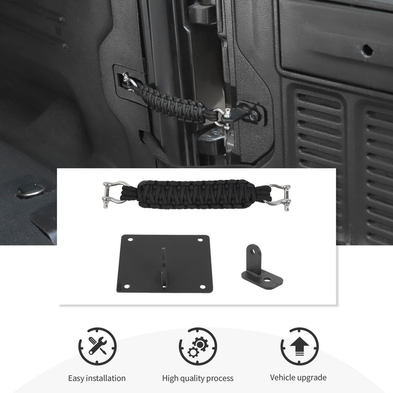CheroCar for Jeep Wrangler JL JLU Accessories Tailgate Check Tailgate