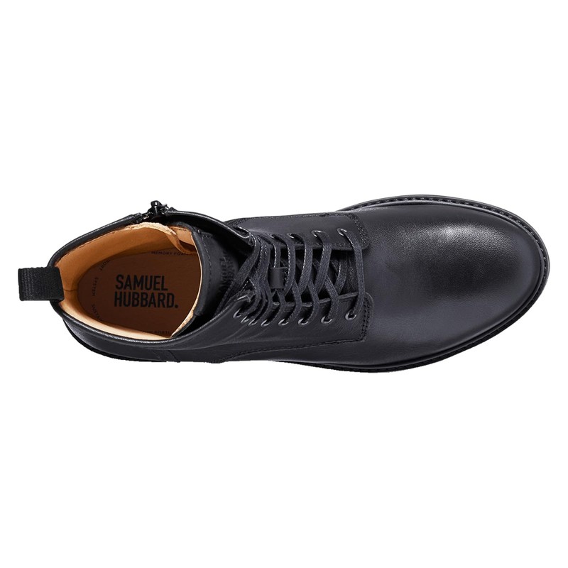Samuel Hubbard Lombard Black Leather 7.5 B (M)
