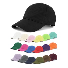 Zando Unisex Classic Yellow Baseball Cap Women Men Teens Adjustable Cotton Workout&Outdoors Hats Cute Preppy Hat Plain Dad Mom Baseball Hat Sports Fan Baseball Caps Trendy Running Golf hat One Size