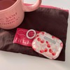 Cute Cherry Bow Glitter Case for AirPods 1&2 Generation with