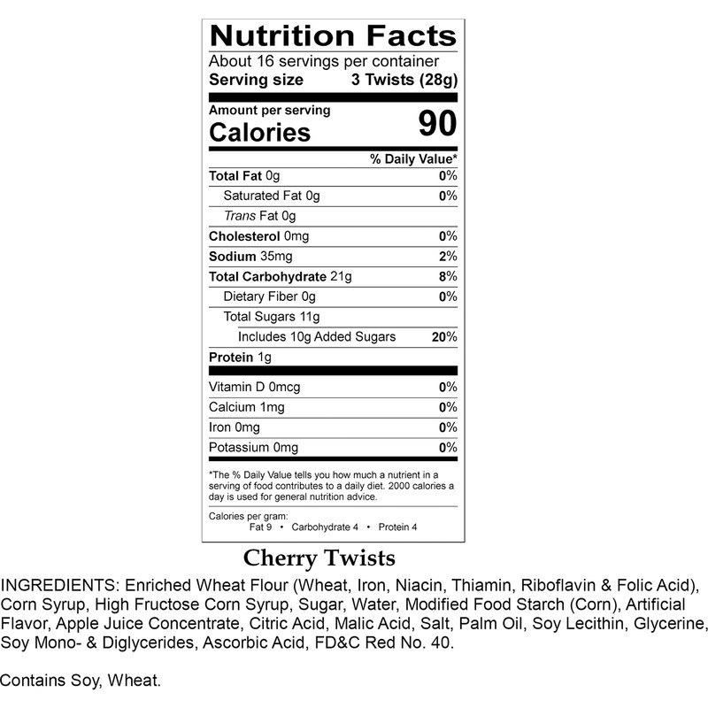 Arndts Fudgery Amish Licorice Twists - Five 16 Oz Pkgs