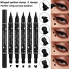 2 in 1 Double-Headed Eyeliner Stamp Winged,Waterproof and Smudge Proof,