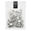 craftmemore 100 Pack 8 mm Doble Tapa Remaches Ronda remaches