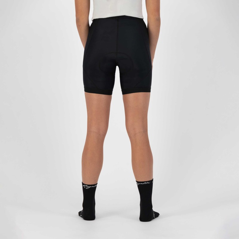 Rogelli Damen Radhose kurz De Luxe, Schwarz, XS
