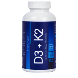 NLS ESSENTIALS D3 400 UI + K2 |120 cápsulas vegetales |