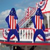 THQZLH USA American Fish Wind Sock Patriotic Wind Socks for