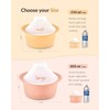 MOYUUM Silicone Microwave Steamer Large Violet 800ml Made in Korea