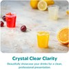 Comfy Package Clear Plastic Cups [3 oz - 100 Count]