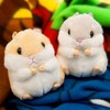 Hamster Keychains, Mini Plush Animal Charms Keyrings, Stuffed Backpack Handbag