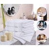 DARWEN STAR Hand Towels - Pack of 4 100% Egyptian