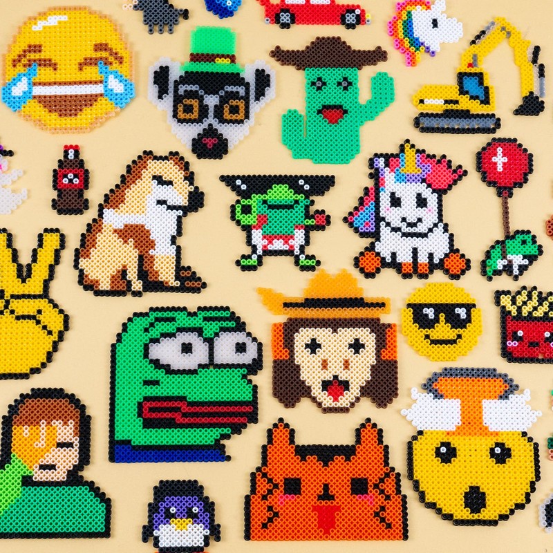 La Manuli Iron-On Beads Set of 4500 Beads 5 mm