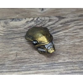 Unbranded Custom 1/12 scale Elite Serpent Predator mask  GOLD Variant***MADE TO ORDER***