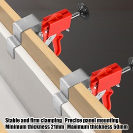 Drawer Jig | Stainless Steel Drawer Front Clamps | Efficient Multifunctional Mounting Tool for Home Improvement Woodworking Installation Repair